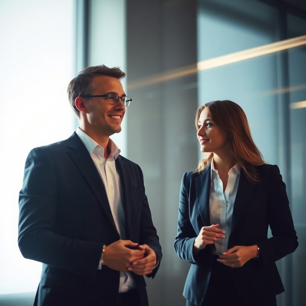 Business Man and Women